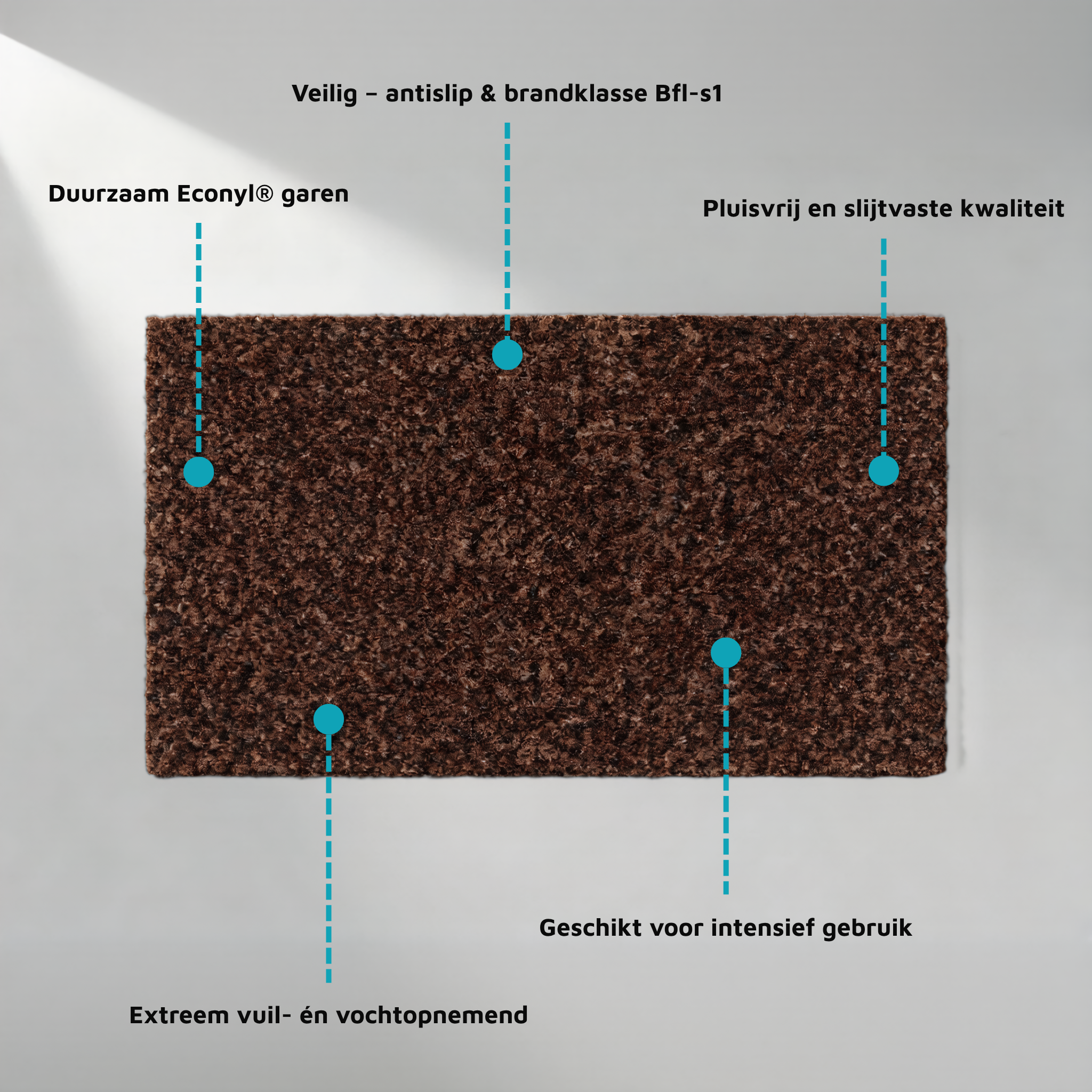 Coral Brush 5724 Chocolate Brown