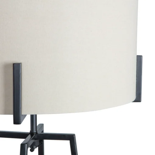 Holly Vloerlamp zwart / naturel - Image 3