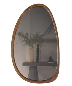 Leif spiegel hout naturel 64x38 cm