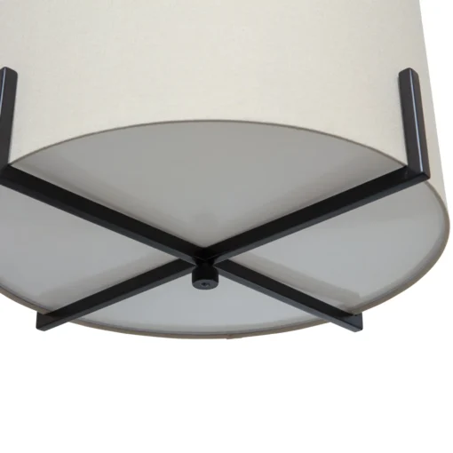 Holly hanglamp zwart / naturel - Image 4