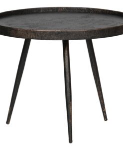 BOUNDS BIJZETTAFEL L HOUT/METAAL ANTIQUE GOUD 44xO58