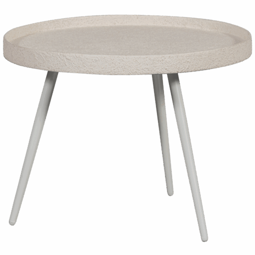 BOUNDS BIJZETTAFEL L HOUT/METAAL NATUREL 44xO58