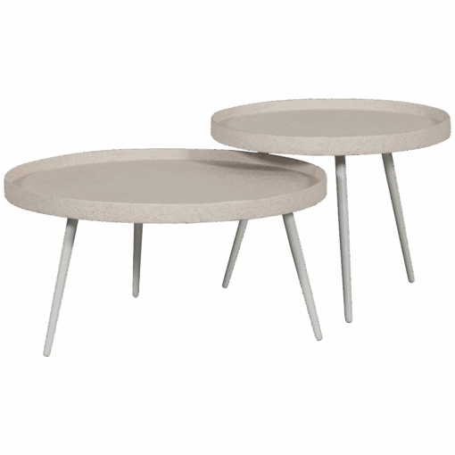 BOUNDS BIJZETTAFEL L HOUT/METAAL NATUREL 44xO58 - Image 5