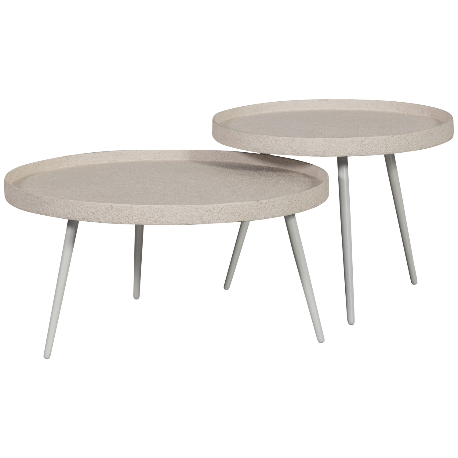 BOUNDS BIJZETTAFEL L HOUT/METAAL NATUREL 44xO58 - Image 5