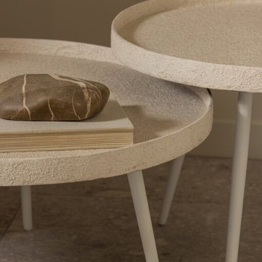 BOUNDS BIJZETTAFEL L HOUT/METAAL NATUREL 44xO58 - Image 3