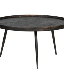 BOUNDS BIJZETTAFEL XL HOUT/METAAL ANTIQUE GOUD 40xO76