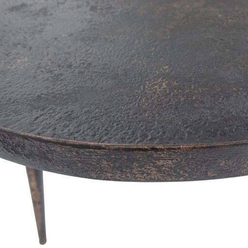 BOUNDS BIJZETTAFEL XL HOUT/METAAL ANTIQUE GOUD 40xO76 - Image 5