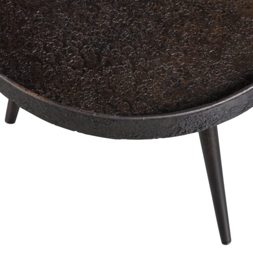 BOUNDS BIJZETTAFEL M HOUT/METAAL ANTIQUE GOUD 41xO41 - Image 4