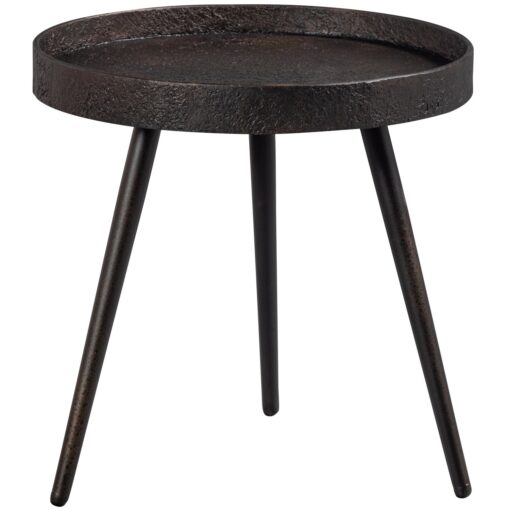 BOUNDS BIJZETTAFEL M HOUT/METAAL ANTIQUE GOUD 41xO41 - Image 3