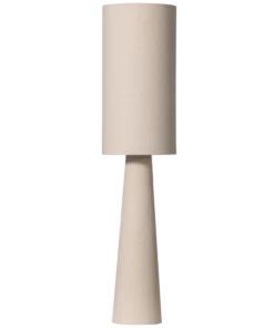 loft vloerlamp metaal/bouclé Naturel 130xø30 cm