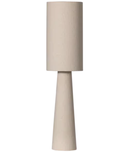 loft tafellamp metaal/bouclé naturel 90xø22 cm