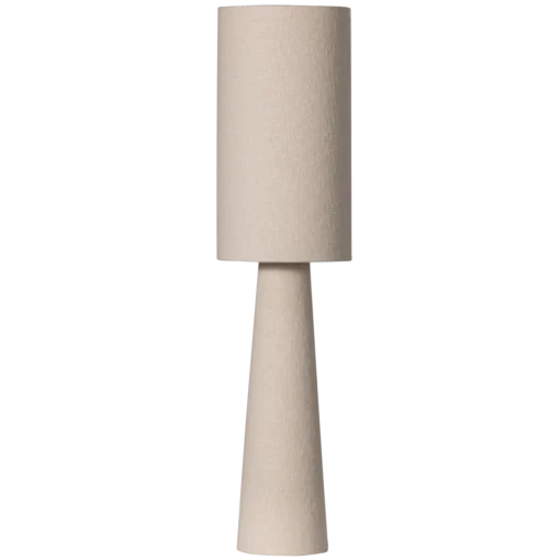 loft tafellamp metaal/bouclé naturel 90xø22 cm