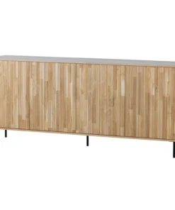 new gravure tv meubel 100 cm eiken blanke lak (fsc)