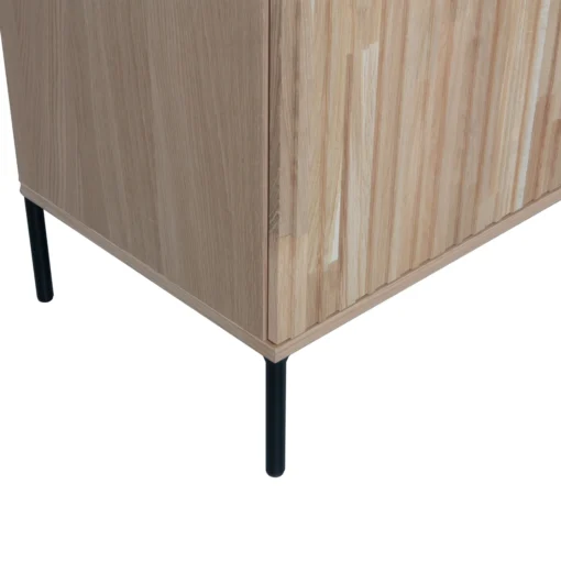 new gravure tv meubel 100 cm eiken blanke lak (fsc) - Image 5