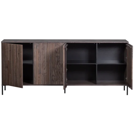 new gravure dressoir 200cm essen fineer espresso (fsc) - Image 2