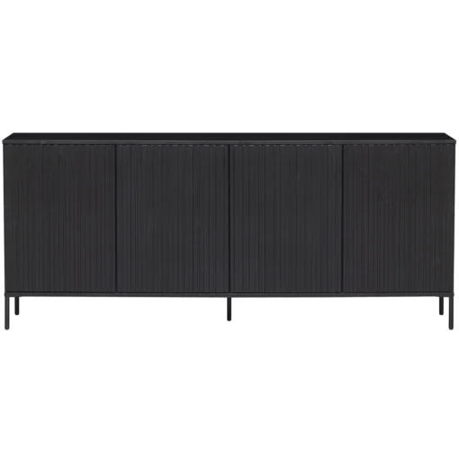 new gravure dressoir 200cm grenen zwart (fsc) - Image 5