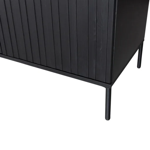 new gravure dressoir 200cm grenen zwart (fsc) - Image 3