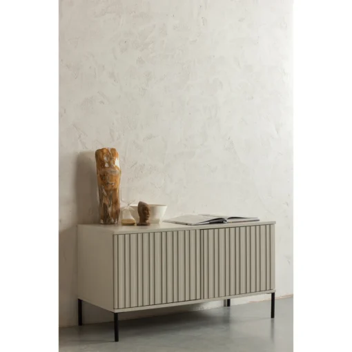 new gravure tv meubel 100 cm grenen dust (fsc) - Image 2