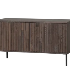 new gravure tv meubel 100 cm essen fineer espresso (fsc)