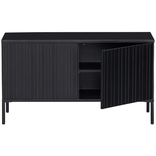 new gravure tv meubel 100 cm grenen zwart (fsc) - Image 3