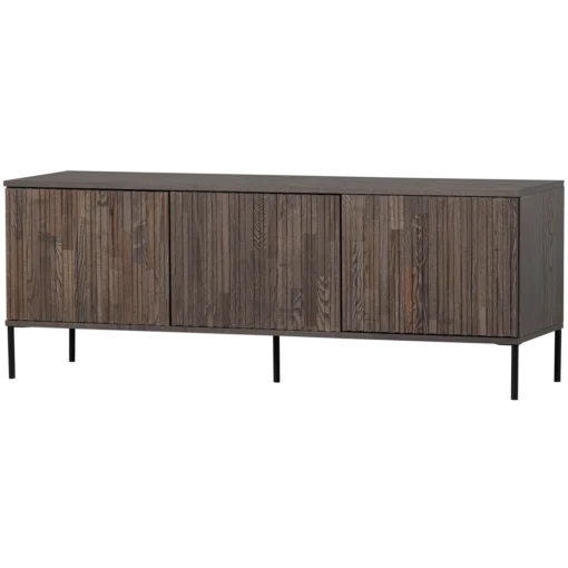new gravure tv meubel 150 cm essen fineer espresso (fsc)