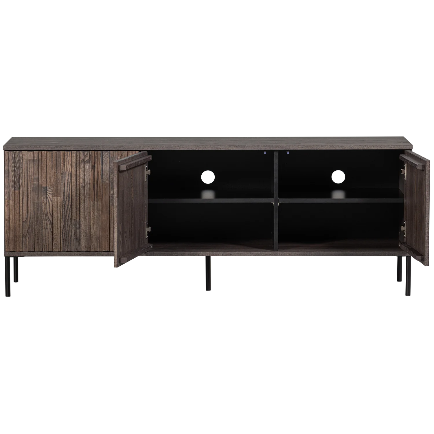 new gravure tv meubel 150 cm essen fineer espresso (fsc) - Image 5