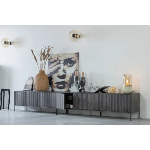 new gravure tv meubel 150 cm essen fineer espresso (fsc) - Image 6