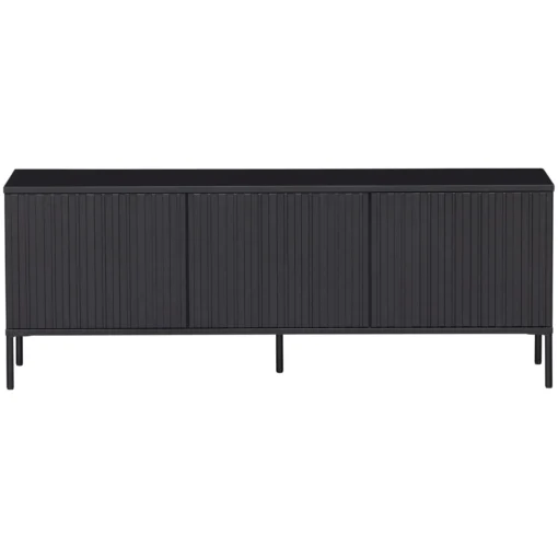 new gravure tv meubel 150 cm grenen zwart (fsc) - Image 3