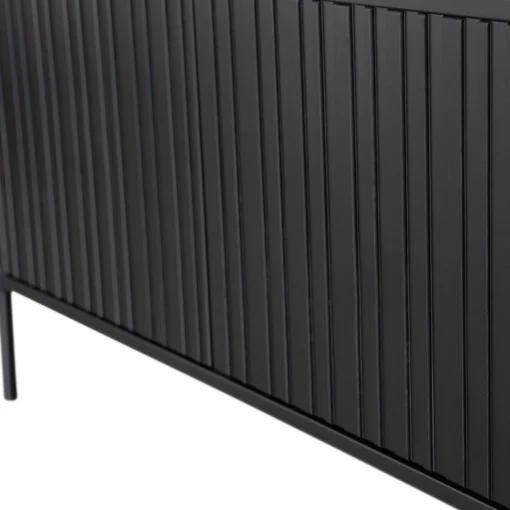 new gravure tv meubel 150 cm grenen zwart (fsc) - Image 8