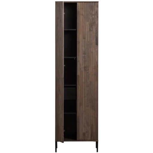 new gravure hoge kast met lade essen fineer espresso (fsc) - Image 7