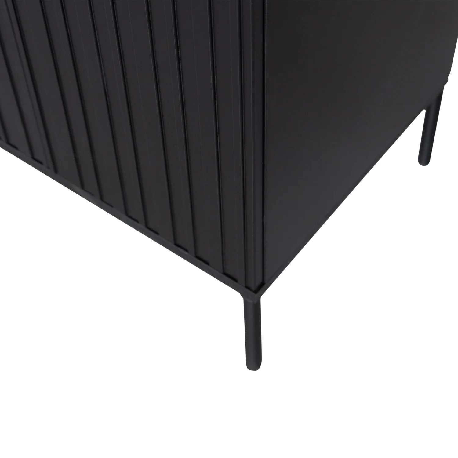 new gravure hoge kast met lade grenen zwart (fsc) - Image 5