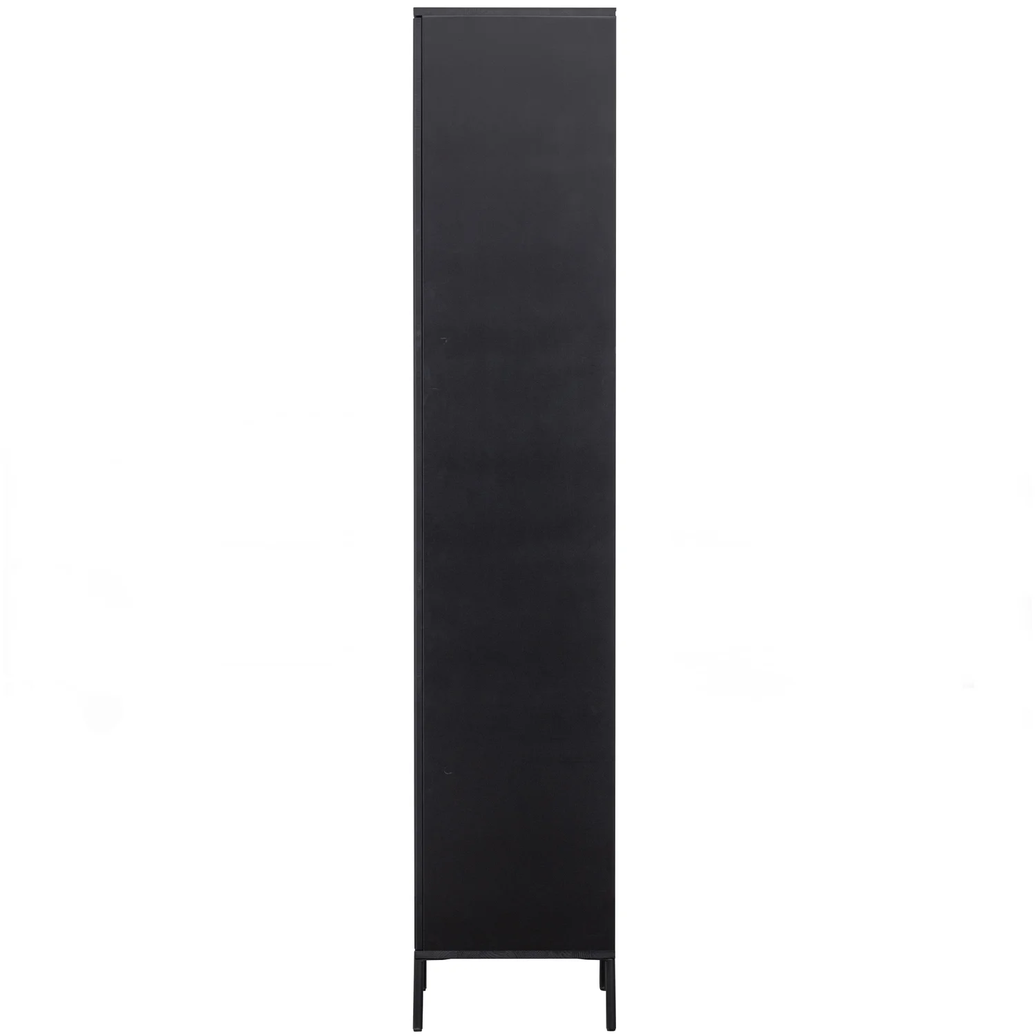 new gravure hoge kast met lade grenen zwart (fsc) - Image 4