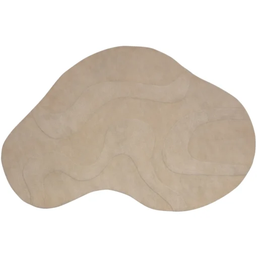 Alya vloerkleed 170 x 240 cm organisch Melk