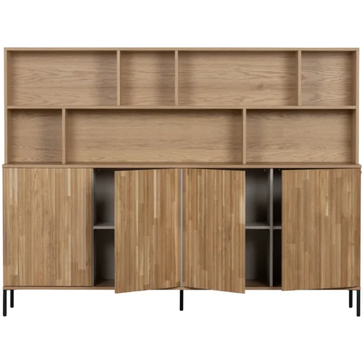 new gravure wandkast eiken blanke lak (fsc) - Image 4