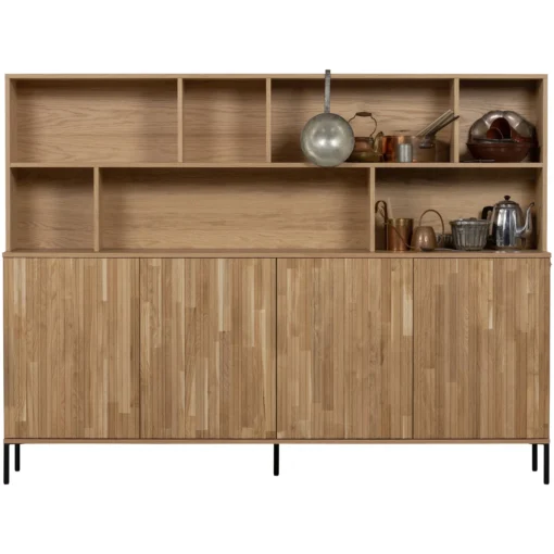 new gravure wandkast eiken blanke lak (fsc) - Image 2