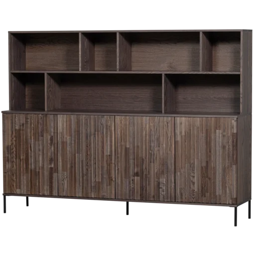 new gravure wandkast essen fineer espresso (fsc)