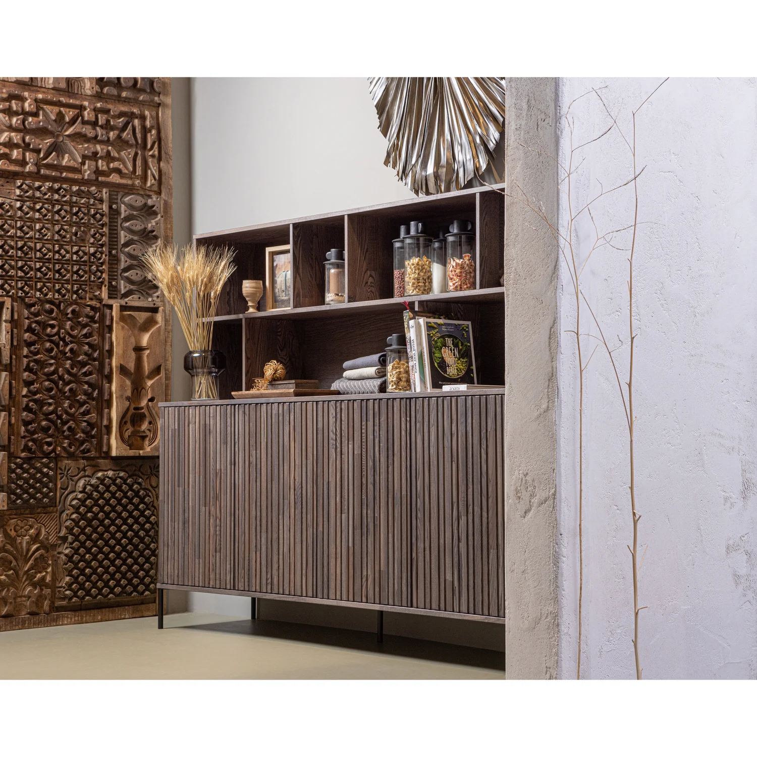 new gravure wandkast essen fineer espresso (fsc) - Image 2