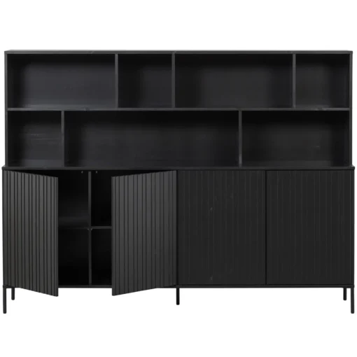 new gravure wandkast grenen zwart (fsc) - Image 4