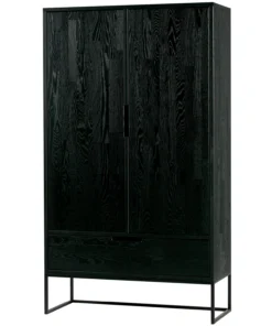 silas 2-deurs kast essen blacknight (fsc)