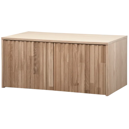 new gravure kistbank eiken blanke lak (fsc)
