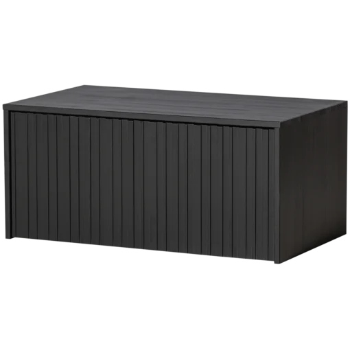 new gravure kistbank grenen zwart (fsc)