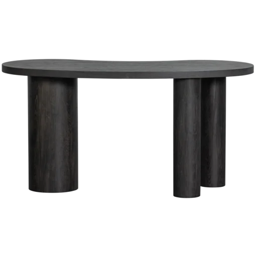 Maan organisch sidetable/bureau mdf donkerbruin - Image 7
