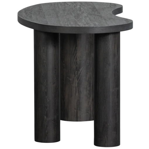 Maan organisch sidetable/bureau mdf donkerbruin - Image 4