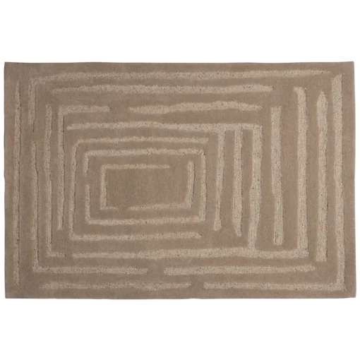 alicia vloerkleed wol zand 170 x 240