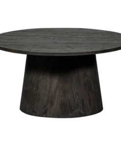 Maan salontafel mdf donkerbruin 40XØ80cm
