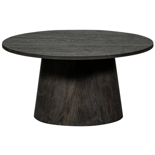 Maan salontafel mdf donkerbruin 40XØ80cm
