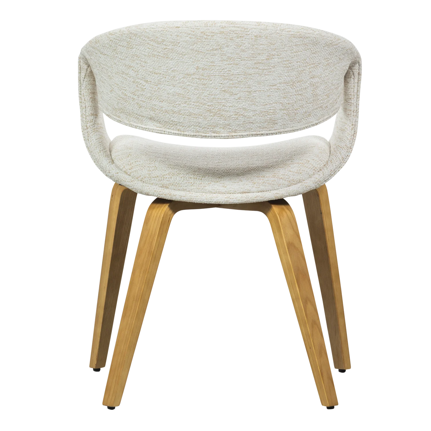 Yossi eetkamerstoel naturel met houten poot naturel - Image 3