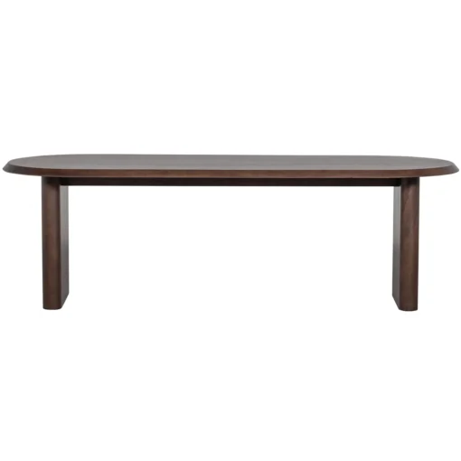 Ellips eetkamertafel mango hout walnoot 90x240 cm - Image 2