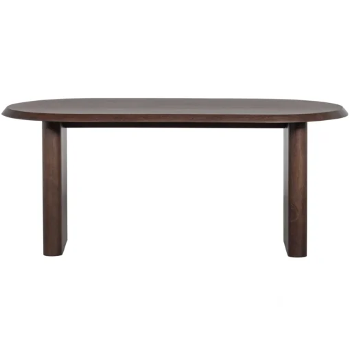 Ellips eetkamertafel mango hout walnoot 90x180 cm - Image 3