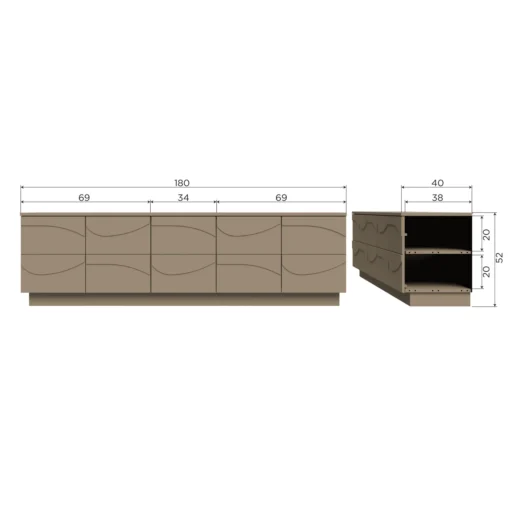 Teo tvmeubel grenen mud (fsc) - Image 7